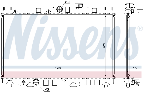 Nissens Radiateur 64741