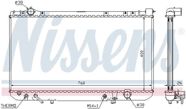 Nissens Radiateur 64756