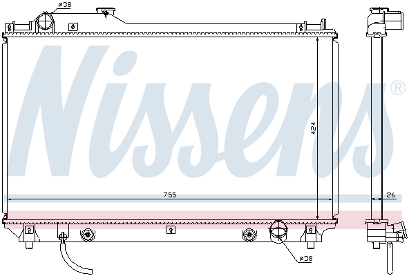 Nissens Radiateur 64764