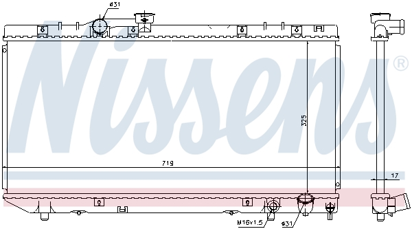 Nissens Radiateur 64775