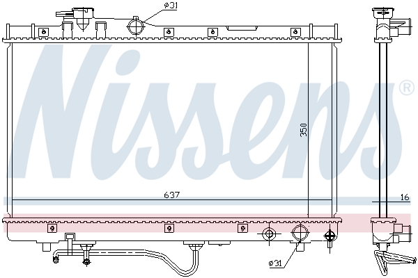 Nissens Radiateur 647771