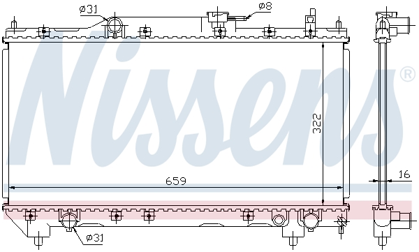 Nissens Radiateur 64781A