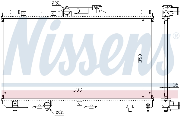 Nissens Radiateur 64786A