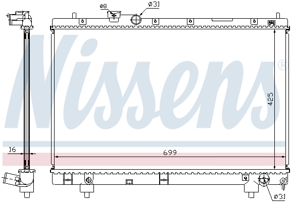 Nissens Radiateur 64795A