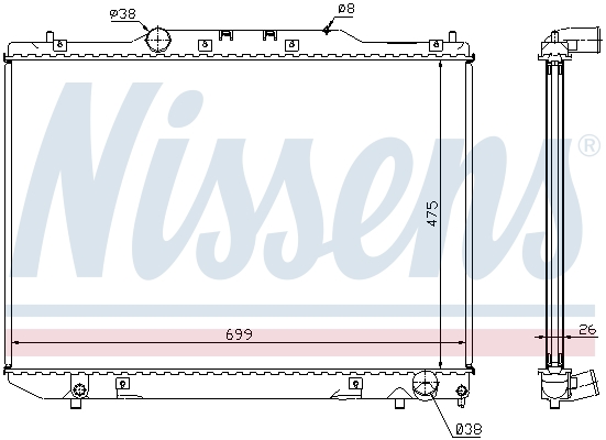 Nissens Radiateur 64797A