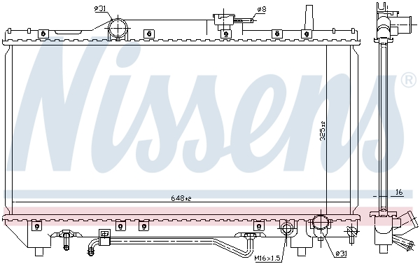 Nissens Radiateur 64802