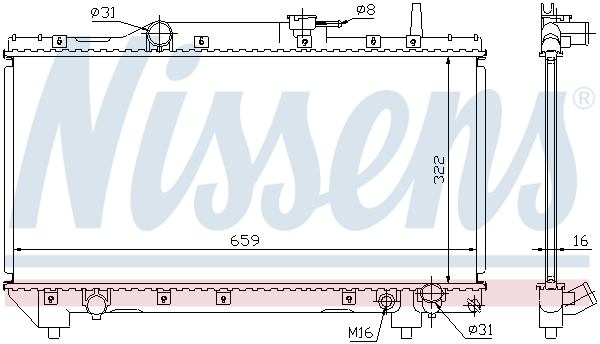 Nissens Radiateur 64837A