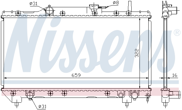 Nissens Radiateur 64838A