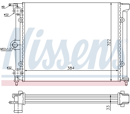 Nissens Radiateur 651711