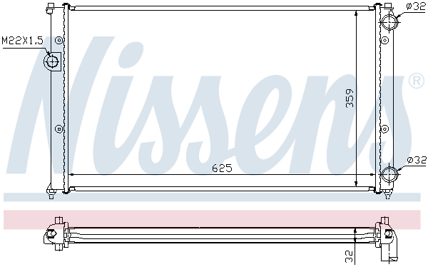 Nissens Radiateur 652441