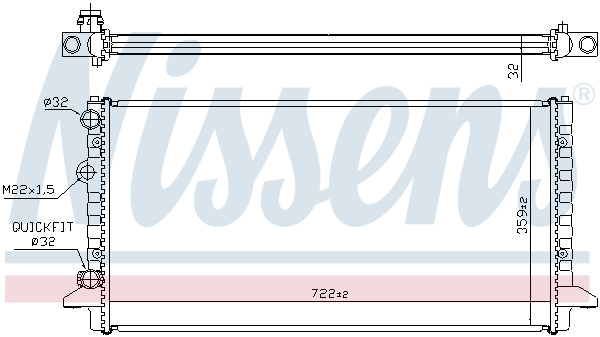 Nissens Radiateur 65256