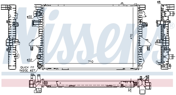 Nissens Radiateur 65282A