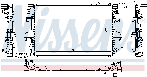 Nissens Radiateur 65283A