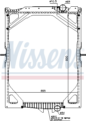 Radiateur Nissens 65463A