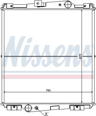 Radiateur Nissens 65464
