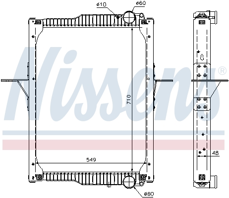 Radiateur Nissens 65475