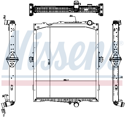 Radiateur Nissens 65479