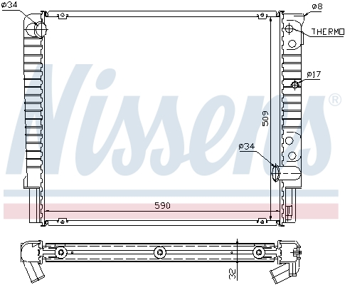 Nissens Radiateur 65508A