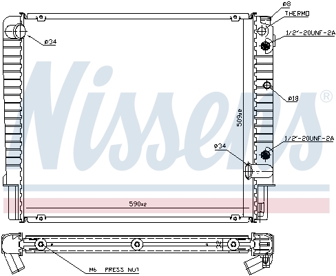 Nissens Radiateur 65509A