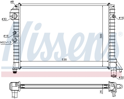 Nissens Radiateur 65517