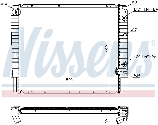 Nissens Radiateur 65523A