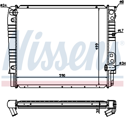 Nissens Radiateur 65528A
