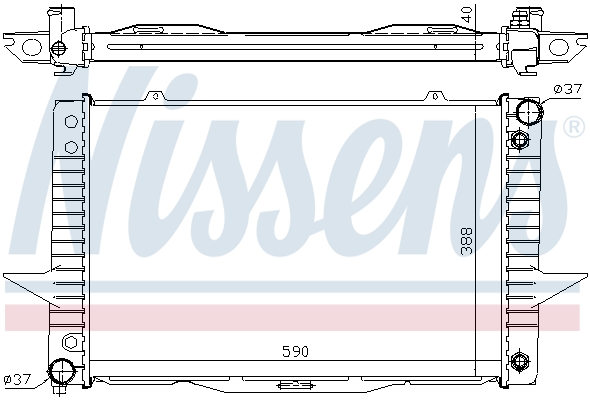 Nissens Radiateur 65540A