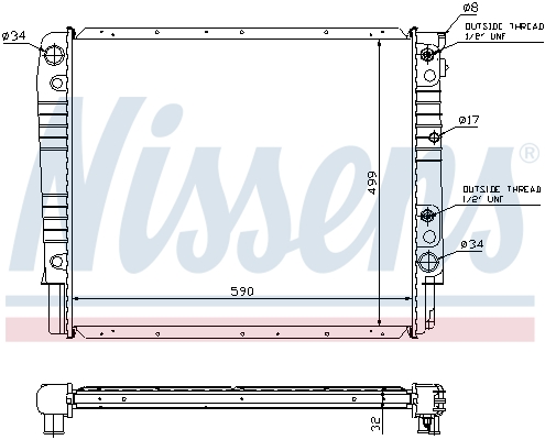Nissens Radiateur 65542A