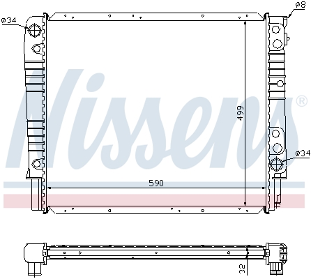 Nissens Radiateur 65550A