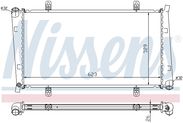 Nissens Radiateur 65560A