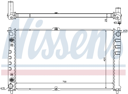 Nissens Radiateur 66619
