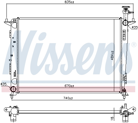 Nissens Radiateur 666225