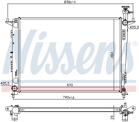 Nissens Radiateur 666231