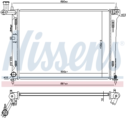 Nissens Radiateur 66674