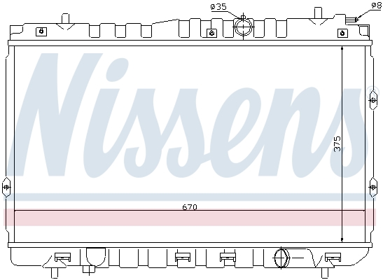 Nissens Radiateur 66680