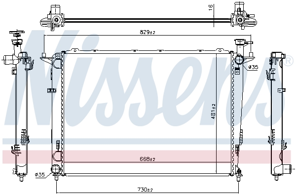 Nissens Radiateur 66693