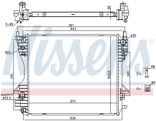 Nissens Radiateur 66706