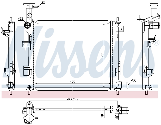 Nissens Radiateur 66747