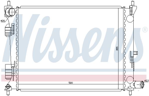 Nissens Radiateur 66756