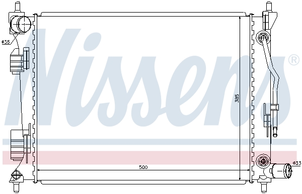 Nissens Radiateur 66757