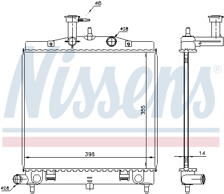 Nissens Radiateur 66760