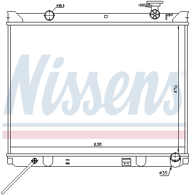 Nissens Radiateur 66766
