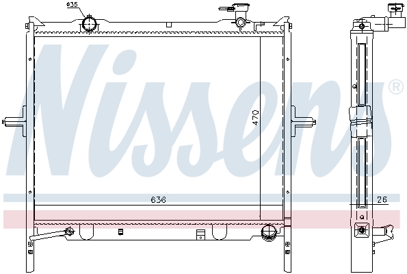 Nissens Radiateur 66767