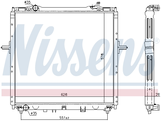Nissens Radiateur 66768