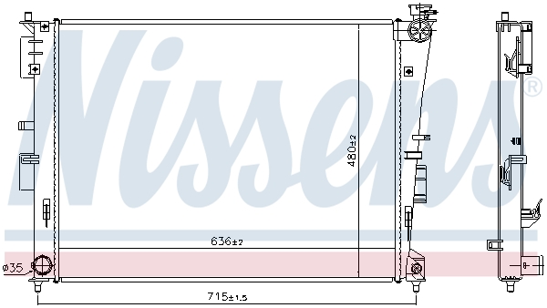 Nissens Radiateur 66780