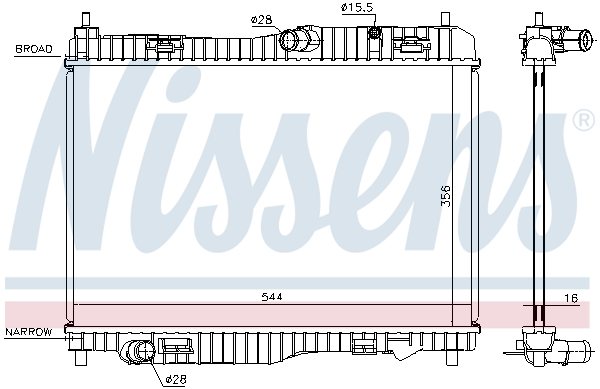 Nissens Radiateur 66858