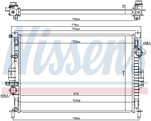Nissens Radiateur 66863