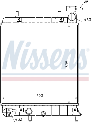 Nissens Radiateur 67022