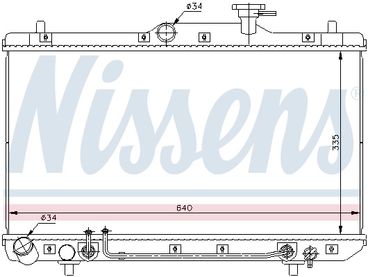 Nissens Radiateur 67023