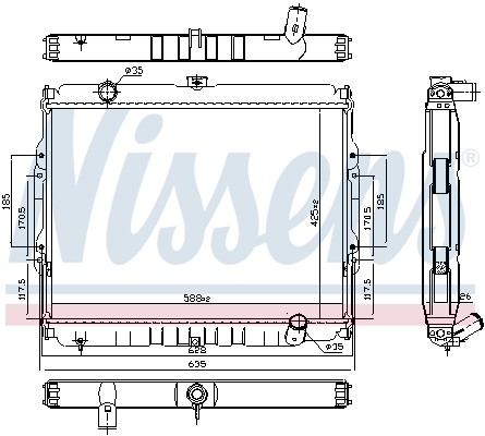 Nissens Radiateur 67046